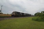 NS 9935 leads a train through Westfield New York